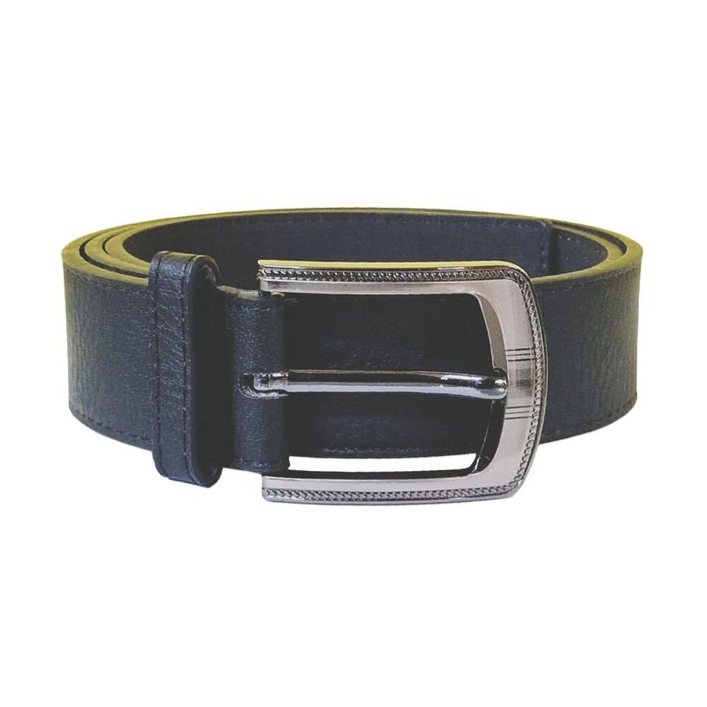Duke Mens D555 Samuel Bonded Leather Waist Belt / Black